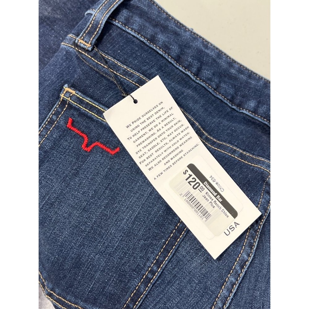 Kimes Ranch Chloe Bootcut Denim Jeans Womens 2/34 Dark Wash Cotton Blend NEW - Picture 6 of 7